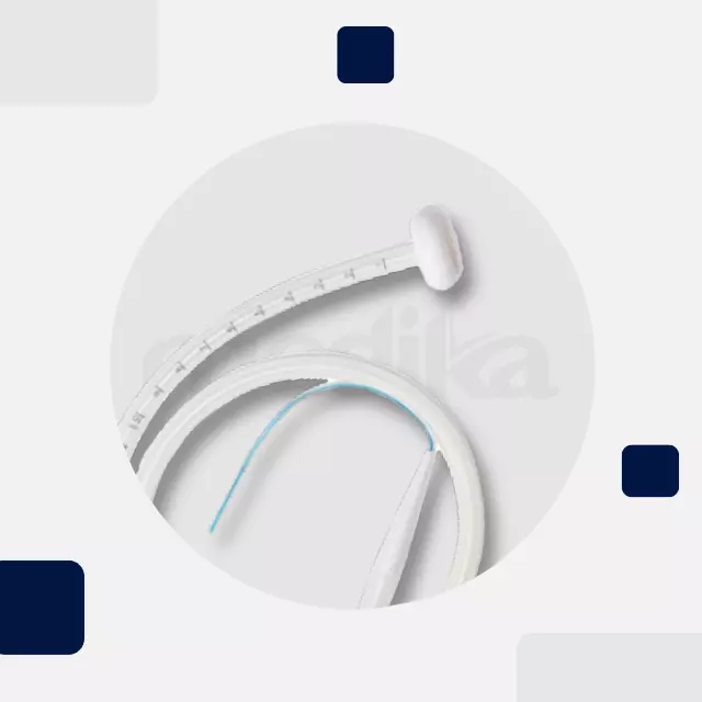 Sonda para Nutrição Enteral em Silicone por Gastrostomia Endoscópica Percuntânea Medika